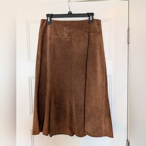 Tesori Chocolate A-Line Skirt